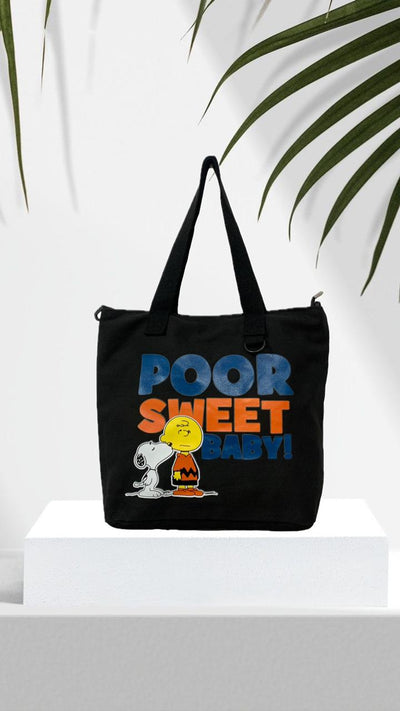 Canvas Graphic Tote Bag