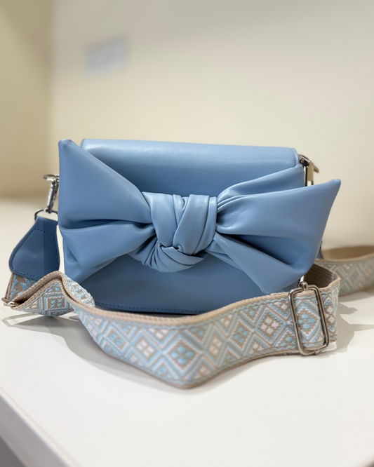 Wide Strap Bow Bag